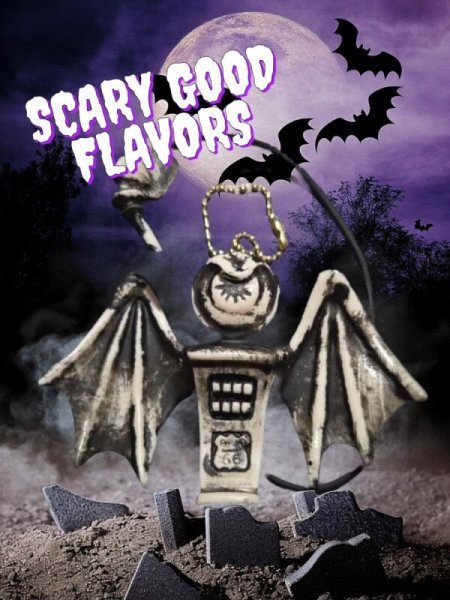 画像17: 66 オリジナル ガスポンプクン フィギュアキーホルダー ゴールド アイボリー チャコールグレー (17)