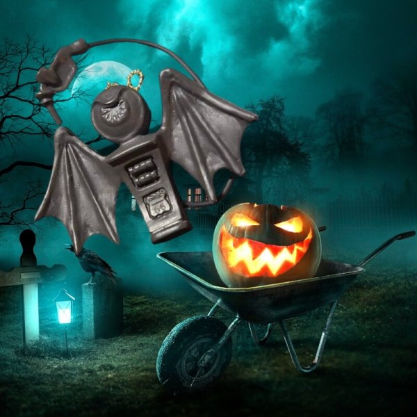 画像15: 66 オリジナル ガスポンプクン フィギュアキーホルダー ゴールド アイボリー チャコールグレー (15)