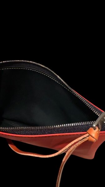 画像4: ITUAIS(イトゥアイス)qualquer coisa pouch  コケコイザポーチ  SWIFT LEATHER (4)