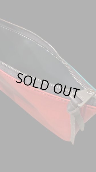 画像5: ITUAIS(イトゥアイス)qualquer coisa pouch  コケコイザポーチ  SWIFT LEATHER 2トーンカラー (5)