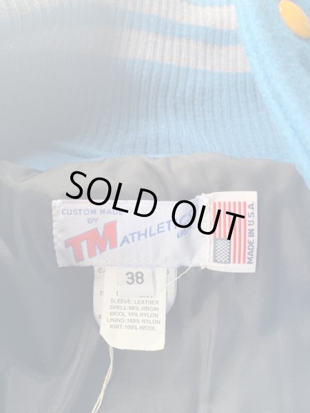 画像3: SALE スタジャン　ＴＭ　ＡＴＨＬＥＴＩＣＳ　　ＭＡＤＥ　ＩＮ　Ｕ．Ｓ．Ａ．　アメリカ製 (3)