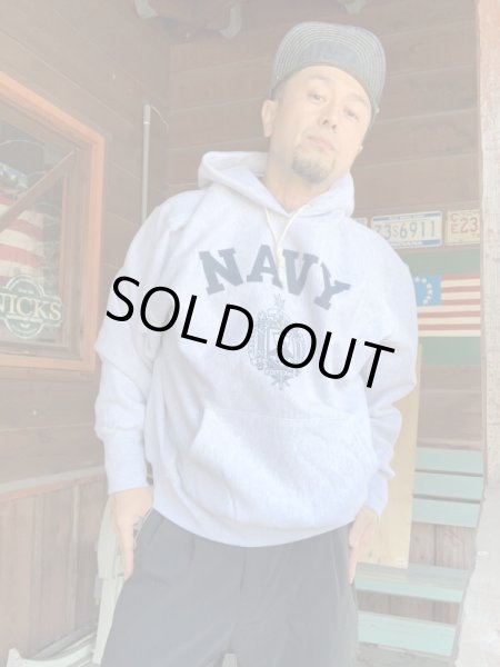 画像6:  Campion REVERSE WEAVE  チャンピオン リバースウィーブ US.Naval Hoodie  (6)