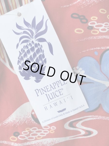 画像3: PINEAPPLE JUICE パイナップルジュース アロハシャツ ハワイアンシャツ デッドストック (3)
