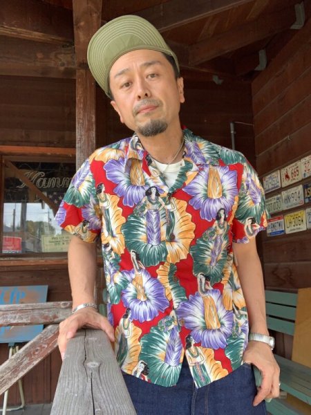 画像7: PINEAPPLE JUICE パイナップルジュース アロハシャツ ハワイアンシャツ デッドストック (7)