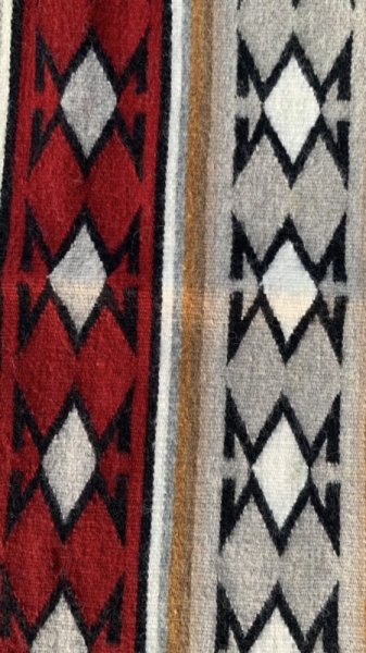画像3: 1970〜80年代 Navajo Rug ナバホラグ 64×100 (3)