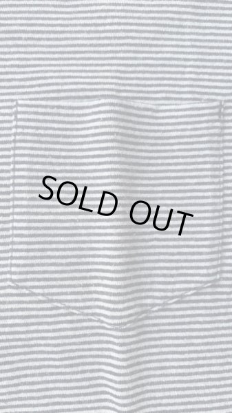 画像5: RRL ダブルアールエル ボーダーTEE グレー (5)