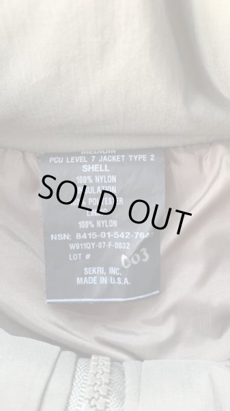 画像3: 2000年代New Old Stock.米軍 PCU  LEVEL7  TYPE2 モンスターパーカー M (3)