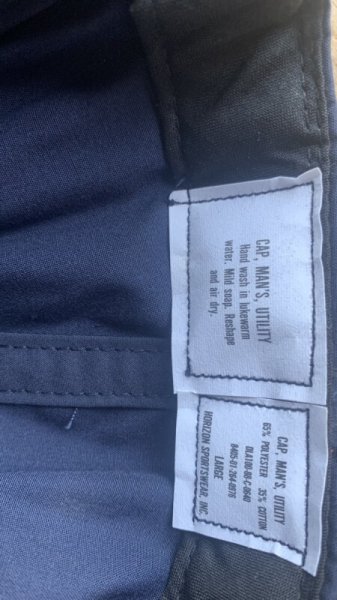 画像6: U.S.NAVY 1988年デッドストックキャップ (6)