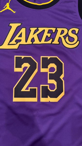 画像4: LAKERS ロサンゼルス レイカーズ ステートメントエデュション レブロン・ジェームズ ユニフォーム L (4)