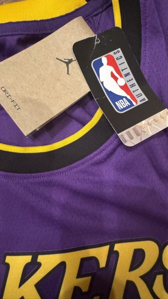 画像6: LAKERS ロサンゼルス レイカーズ ステートメントエデュション レブロン・ジェームズ ユニフォーム L (6)