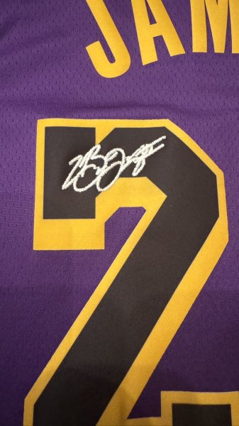 画像3: LAKERS ロサンゼルス レイカーズ ステートメントエデュション レブロン・ジェームズ ユニフォーム L (3)