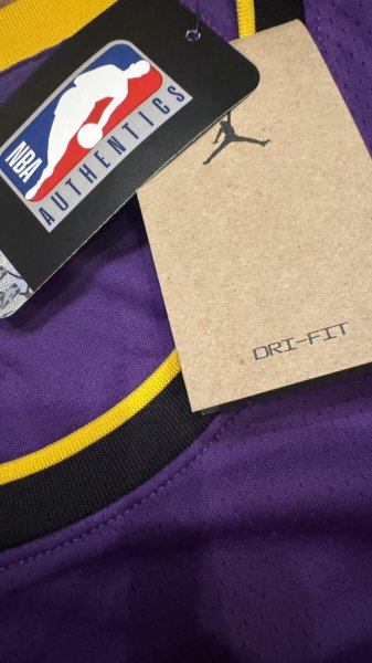 画像7: LAKERS ロサンゼルス レイカーズ ステートメントエデュション レブロン・ジェームズ ユニフォーム (7)