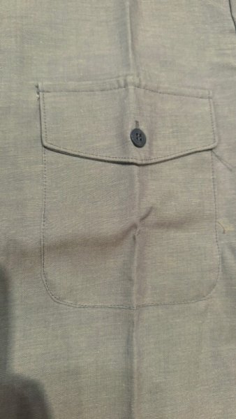 画像4: DEAD STOCK デッドストック U.S.ARMY 1995 シャンブレーシャツ  (4)