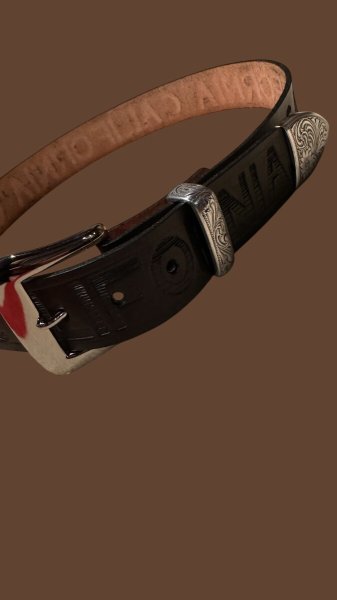 画像3: MADE IN U.S.A. SERGIO LEATHER  BELT  アメリカ製 セルジオレザーベルト (3)