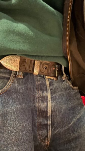 画像13: MADE IN U.S.A. SERGIO LEATHER  BELT  アメリカ製 セルジオレザーベルト (13)