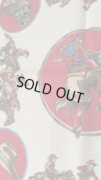 画像2: BANDANNAS  バンダナ　MADE IN U.S.A.　　COW BOY (2)