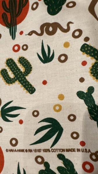 画像2: BANDANNAS  バンダナ　MADE IN U.S.A.　　ワイルドウエスト (2)