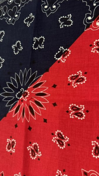 画像2: BANDANNAS  バンダナ　MADE IN U.S.A.　　スピリットペイズリー (2)