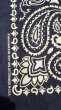 画像3: BANDANNAS GRANDE  BIGバンダナ　MADE IN U.S.A.　ペイズリーネイビー　 (3)