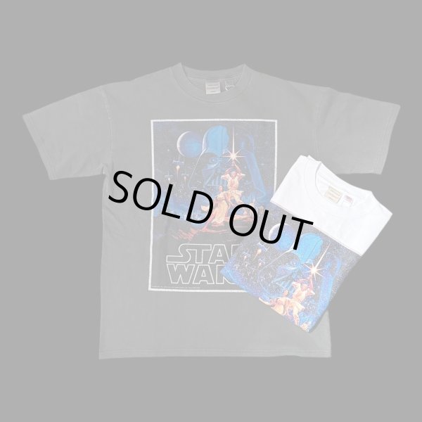 画像1: STAR WARS  TEE   BLACK    WHITE (1)