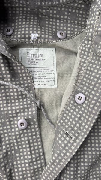 画像3: 2000年代DeadStock.フィッシュテールチェックカモコート　　 (3)