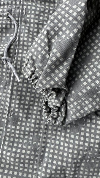 画像5: 2000年代DeadStock.フィッシュテールチェックカモコート　　 (5)