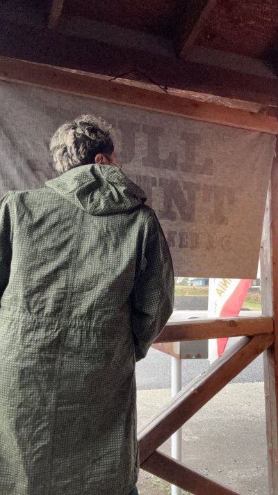 画像2: 2000年代DeadStock.フィッシュテールチェックカモコート　　