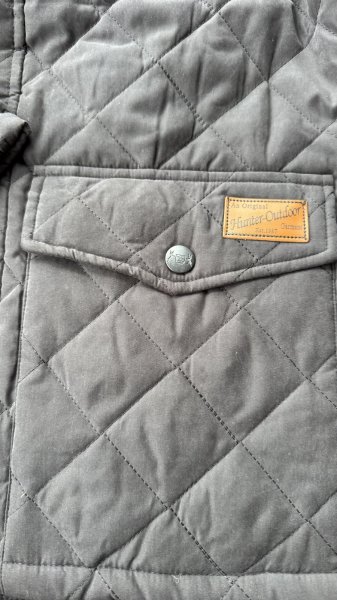 画像4: HUNTER OUTDOOR  キルティングジャケット BLACK (4)