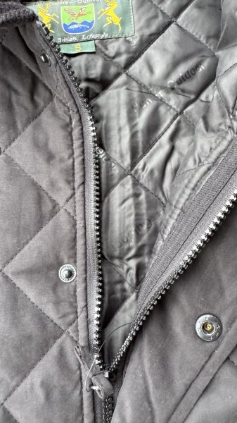 画像3: HUNTER OUTDOOR  キルティングジャケット BLACK (3)