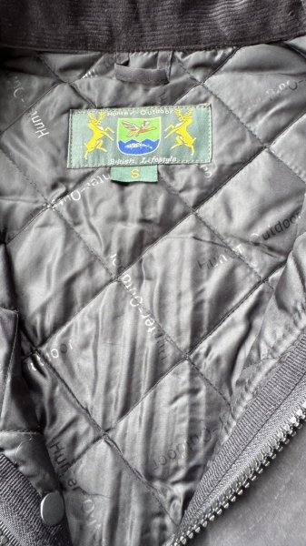 画像7: HUNTER OUTDOOR  キルティングジャケット BLACK (7)