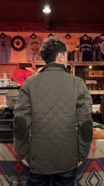 画像11: HUNTER OUTDOOR  キルティングジャケット GREEN (11)
