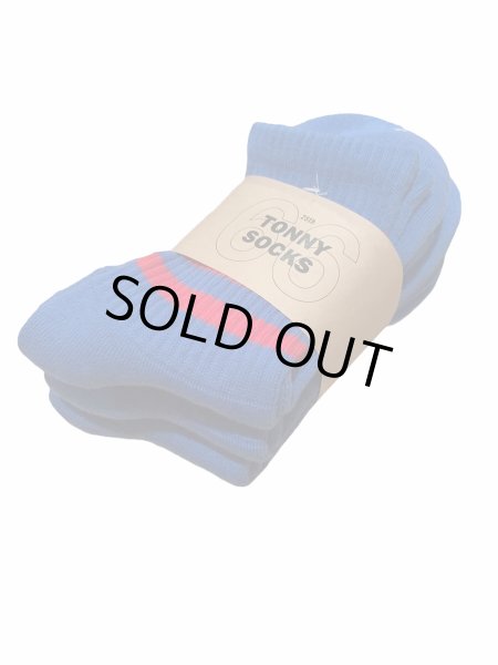 画像1: スペシャルプライス！！　66 25th Anniversary Edition TONNY Socks  25周年記念３足パック靴下　ロイヤルブルー (1)