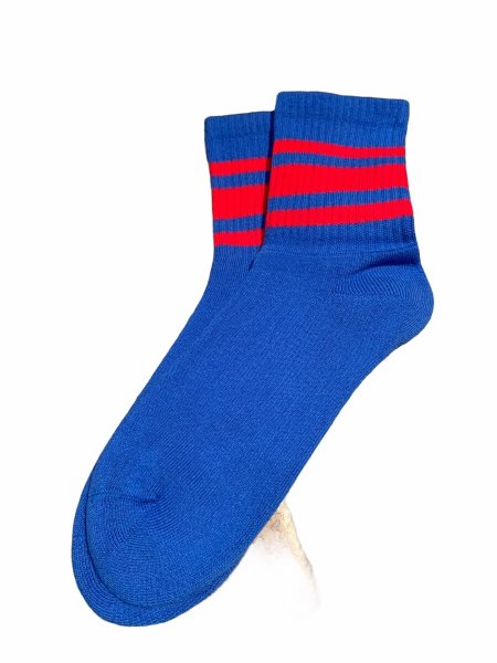 画像8: スペシャルプライス!! 66 25th Anniversary Edition TONNY Socks  25周年記念3足パック靴下 ロイヤルブルー (8)