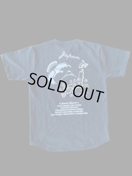 画像2: 66 25th Anniv. Cushman TEE  25周年記念クッシュマンワンボタンスラブティーシャツWEB限定BLACK (2)
