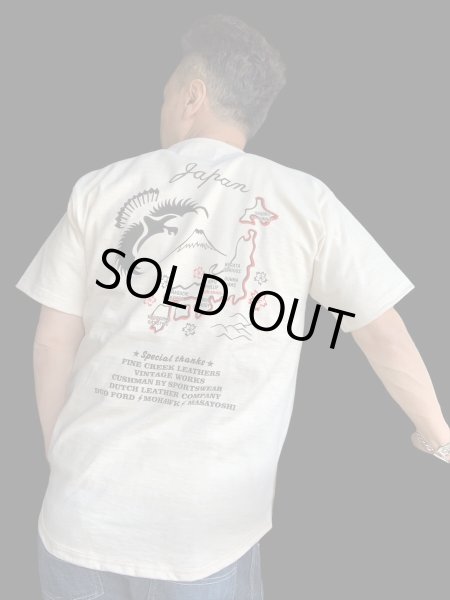 画像7: 66 25th Anniv. Cushman TEE  25周年記念クッシュマンワンボタンスラブティーシャツ ホワイト (7)