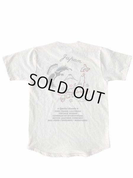 画像2: 66 25th Anniv. Cushman TEE  25周年記念クッシュマンワンボタンスラブティーシャツ ホワイト (2)