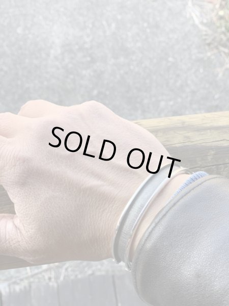 画像6: NAVAJO ナバホ族　Horseshoe Bend シルバーバングル　新作 (6)