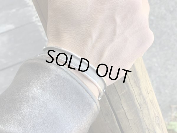 画像7: NAVAJO ナバホ族　Horseshoe Bend シルバーバングル　新作 (7)