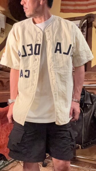 画像8: DEAD STOCK MADE IN USA  ベースボールシャツ   (8)