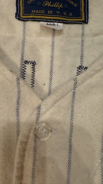 画像5: DEAD STOCK MADE IN USA  ベースボールシャツ   (5)