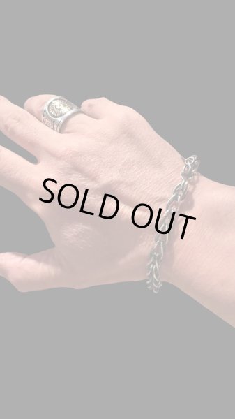 画像6: NAVAJO ナバホ族ナバホ　Steve.Arviso　スティーブ・アルビソ　マネーチェーンブレス (6)