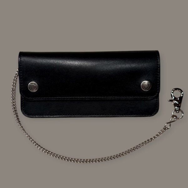画像1: H.T.C.  Hollywood Trading Company  ライダーウォレット財布　　BLACK (1)