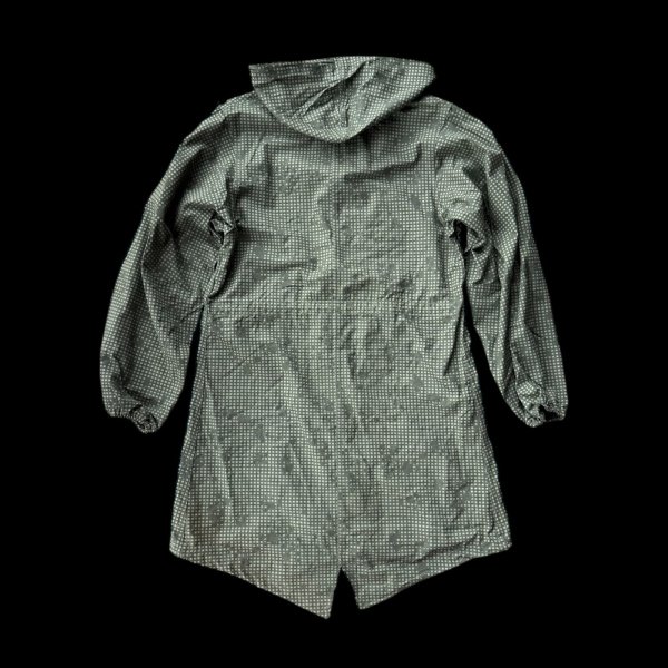 画像2: 2000年代DeadStock.フィッシュテールチェックカモコート　　 (2)