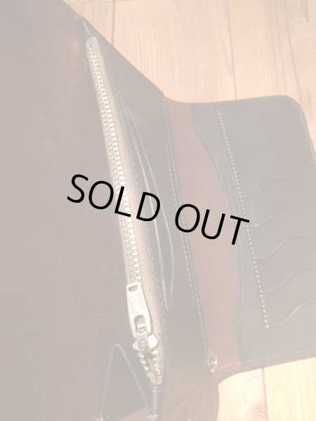 画像8: ビンテージワークス  レザーウォレット ロング 財布 ブラック ハンドメイド VINTAGE WORKS LEATHER WALLET V.BLACK  (8)