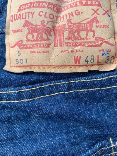 画像2: Ｖｉｎｔａｇｅ　ＬＥＶＩ’Ｓ　５０１　Ｓtype　BIG E　ヴィンテージ　リーバイス　Sタイプ　ビッグＥ　ワンウォッシュ