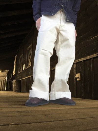 画像2: JOHN GLUCKOW   Net Maker's Trousers ナチュラル