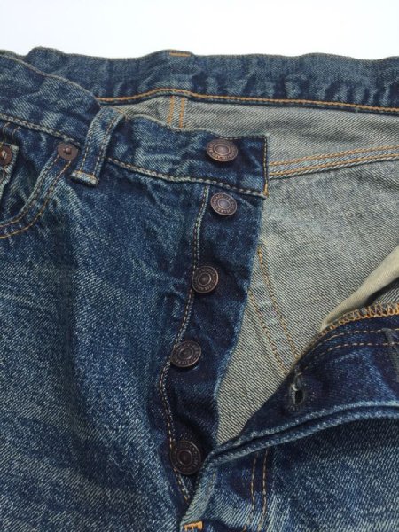 画像6: JELADOジェラード  VINTAGE COLLECTION  66Shorts V/F フェイドインディゴ (6)