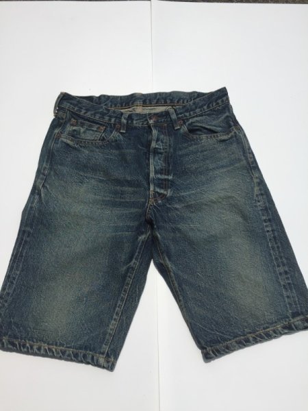 画像2: JELADOジェラード  VINTAGE COLLECTION  66Shorts V/F フェイドインディゴ (2)