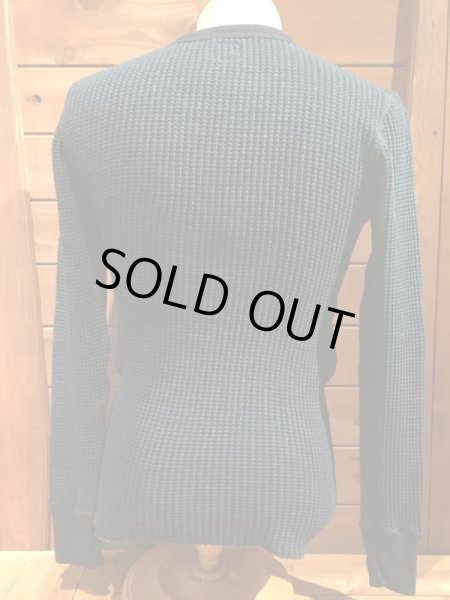 画像2: JELADO ジェラード 10/- クルーネック Mega Thermal インディゴ  (2)