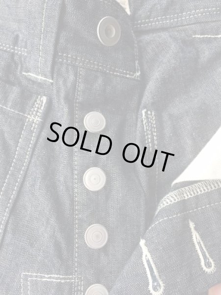 画像5: JOHN GLUCKOW Net Maker's Trousers ネットメーカーズ トラウザーズ  インディゴ  (5)